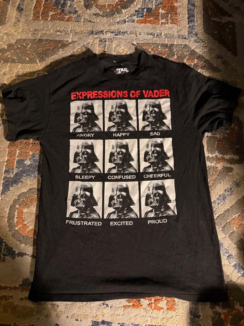 Star Wars Expressions of Vader Graphic T-Shirt